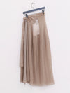 SWAYING 25 Spring/Summer One-piece Lace-up Long Skirt SW-SW25SS3B02C2-TUO Camel SW25SS3B02C1